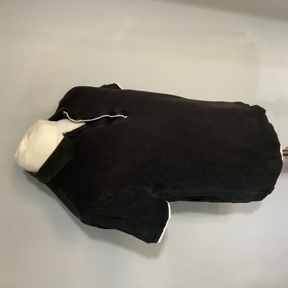 Versace Polo Shirt - Size M - Black - Pique Cotton - P2P 19” - Picture 3 of 8